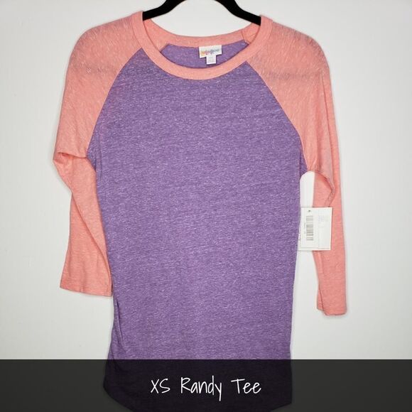 LuLaRoe Randy XS Pink Purple NEW - Picture 1 of 1